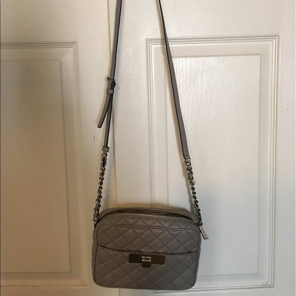 Michael Kors Grey Purse w/matching Wallet