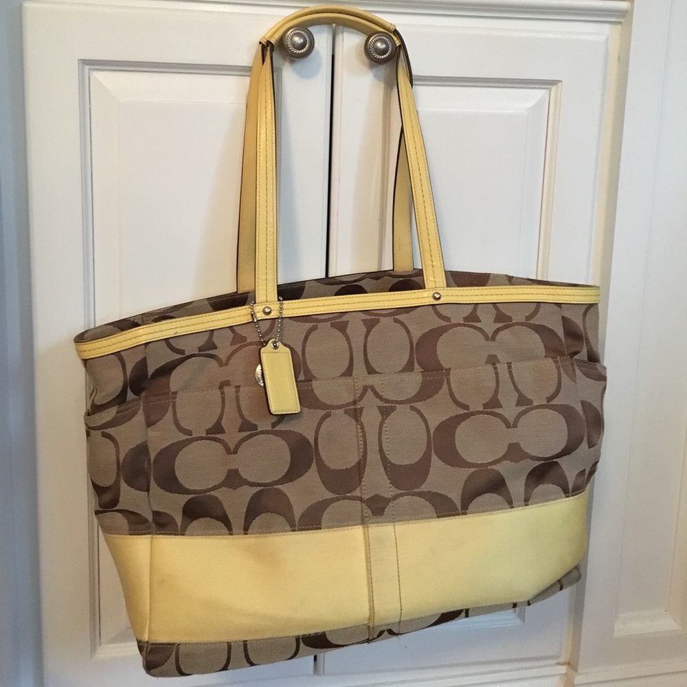 Coach baby bag
