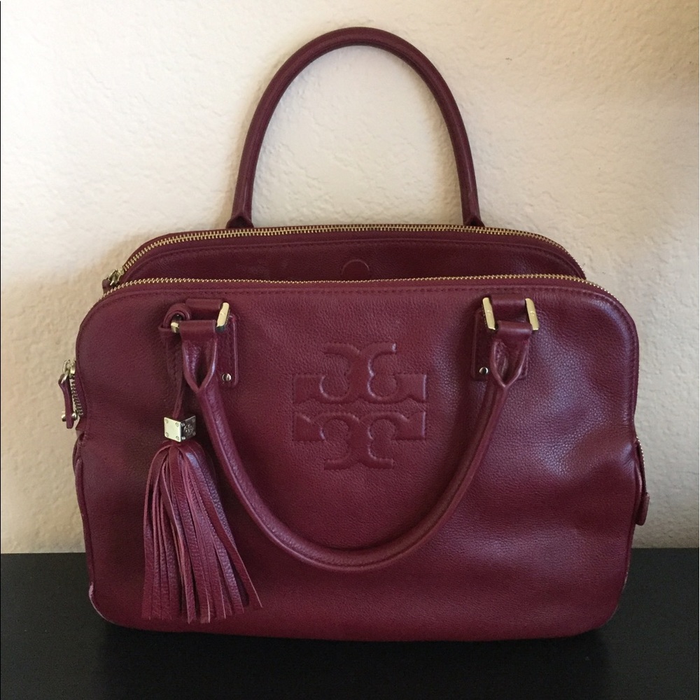 Tory Burch Thea Rounded Double-zip Satchel