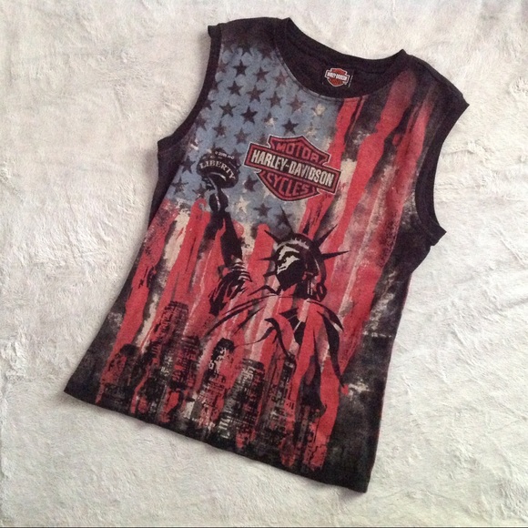 Harley-Davidson Tops - Americana Harley Davidson Motorcycles Tank