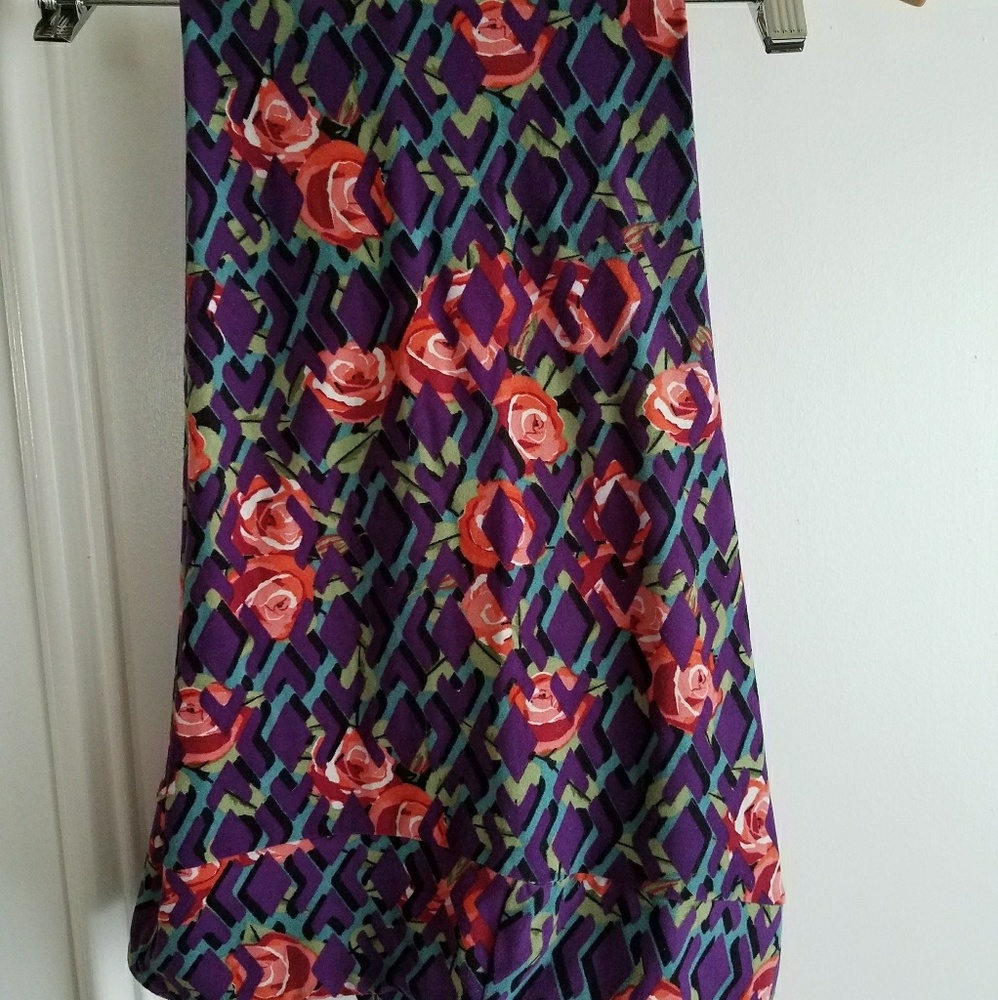 NWOT LuLaRoe Purple Rose Trellis UNICORN Leggings