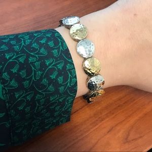 John Hardy Dot Cuff 18kt & Sterling Silver