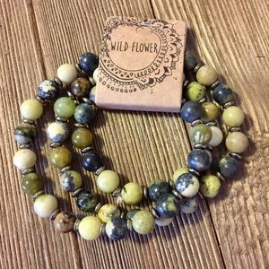 💠JUST IN !!💠 SPECKLED OLIVE BEAD WRAP-AROUND