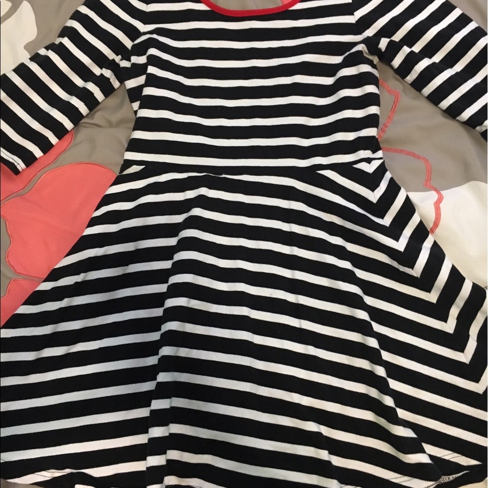 Express Black and White Dress