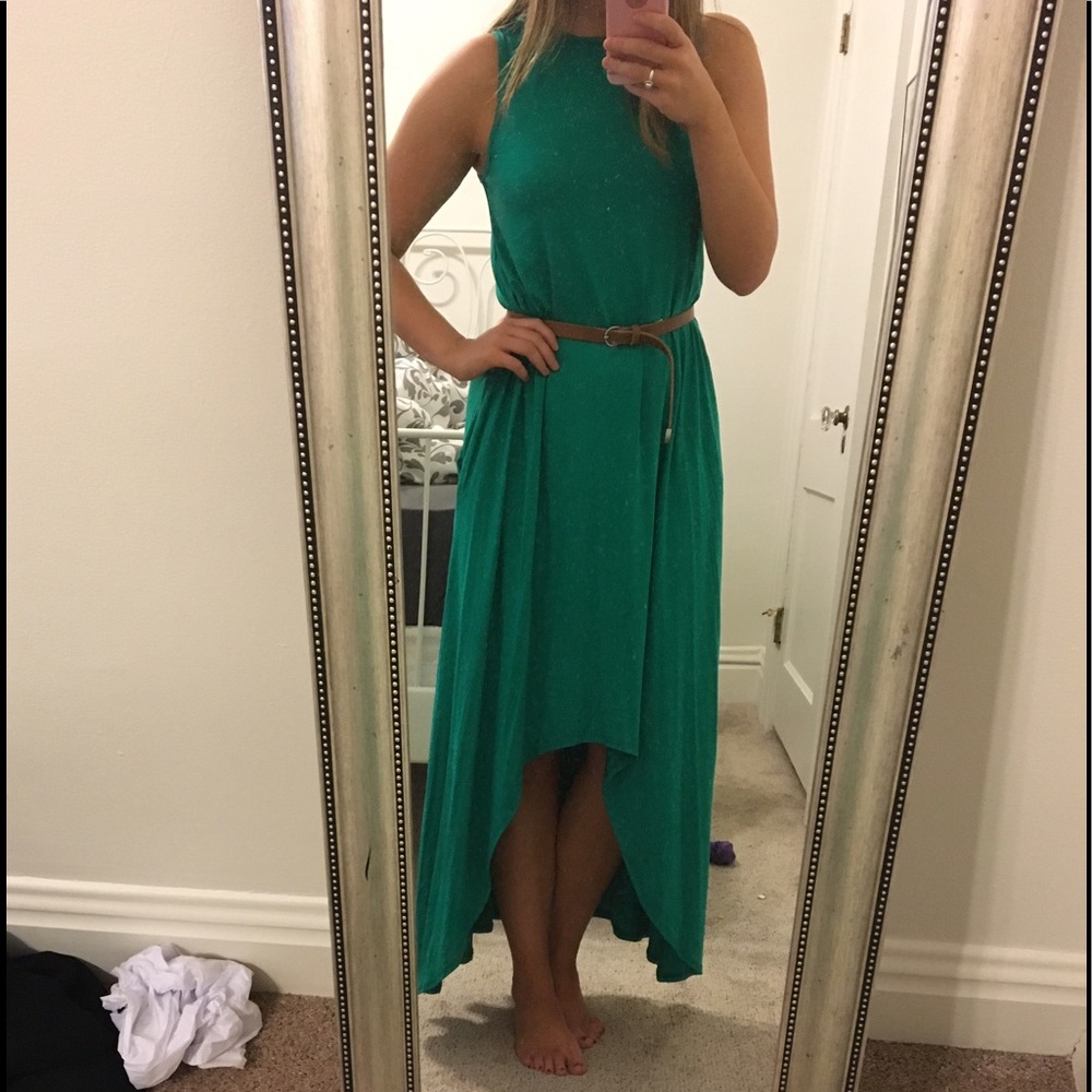 Kelly Green Mid/maxi dress!