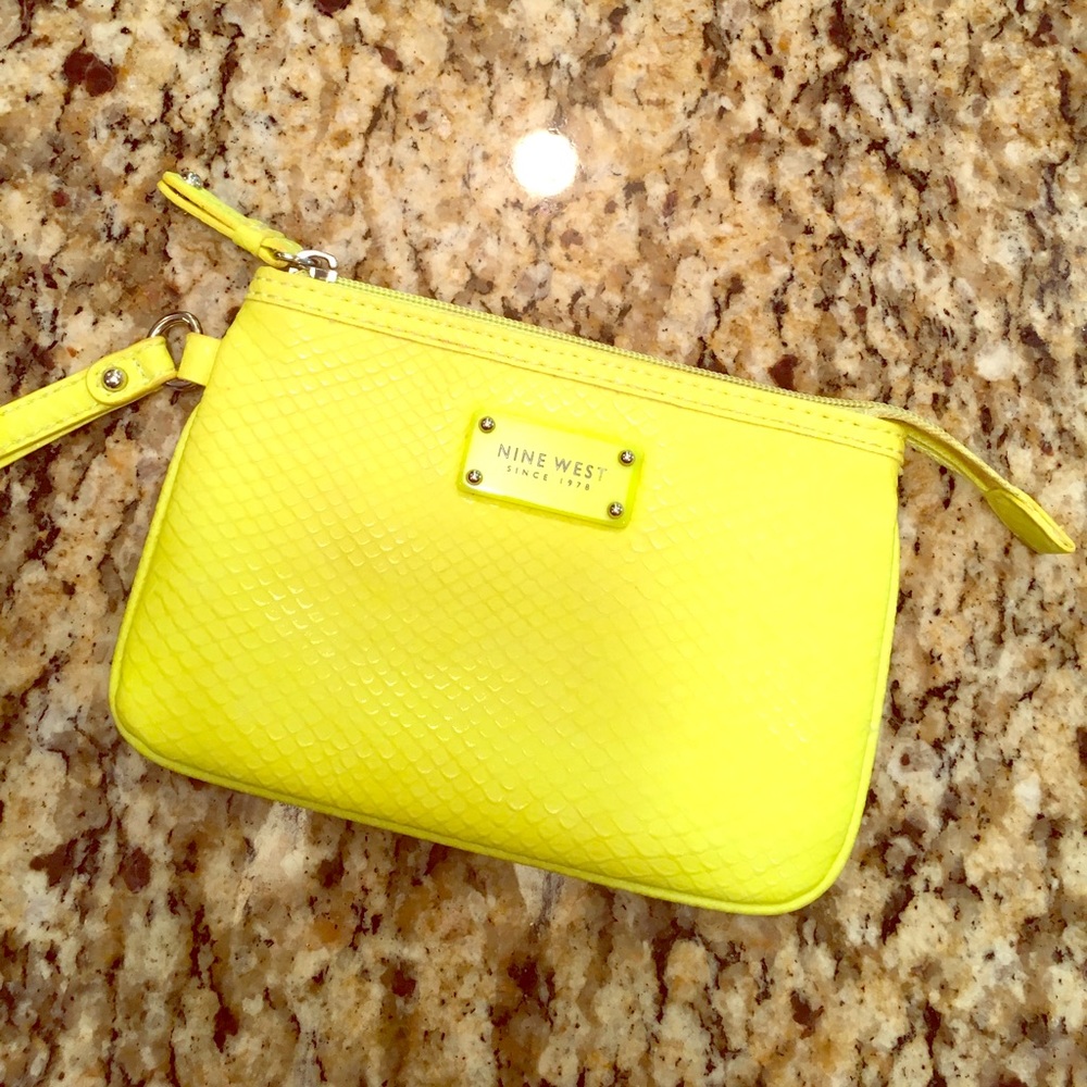 Nine West Neon Wristlet
