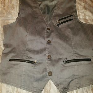 Men's vest suit separate