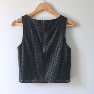 Banana Republic Tops - Leather Top Banana Republic Tops - Leather Top