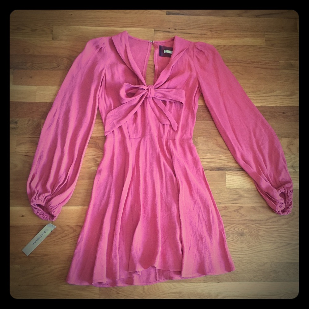 Reformation Rosetta Dress Pink Size 2