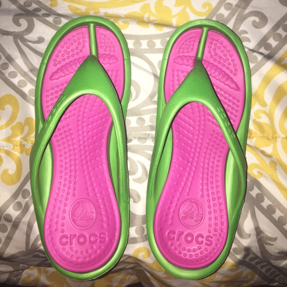 Crocs flip flops
