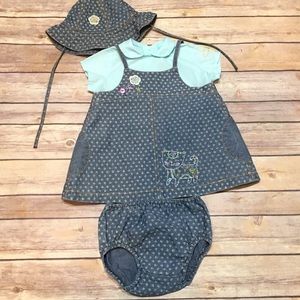 Catimini Baby Girls Outfit 6 months