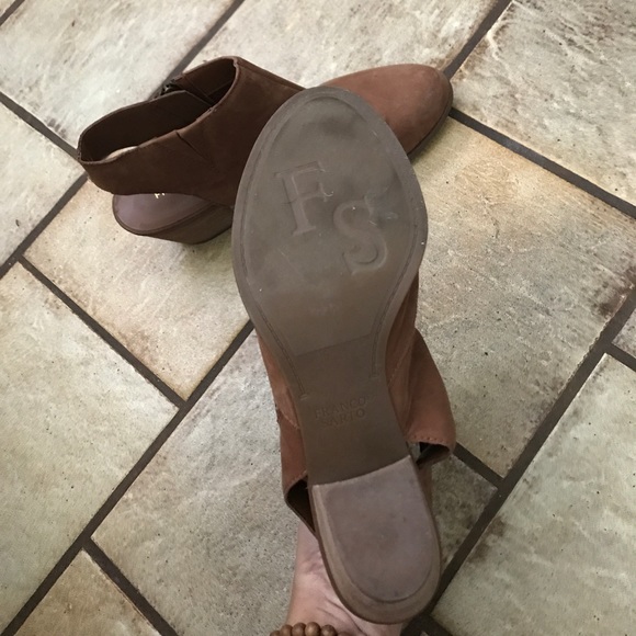 Tan Franco Sarto booties - Picture 3 of 4
