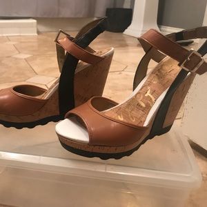 Sam Edelman  Karina colorblock Wedge BRAND NEW