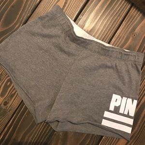 NWOT Grey Victorias Secret Pink Shorts XS