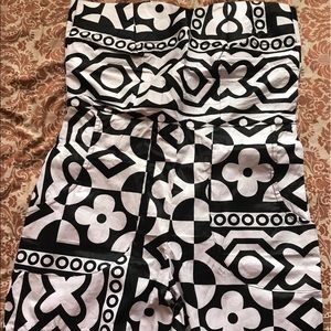 Black and white plus size African Print jumper