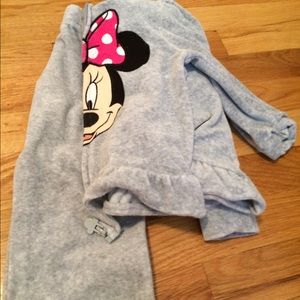 Minnie Mouse velour outfit