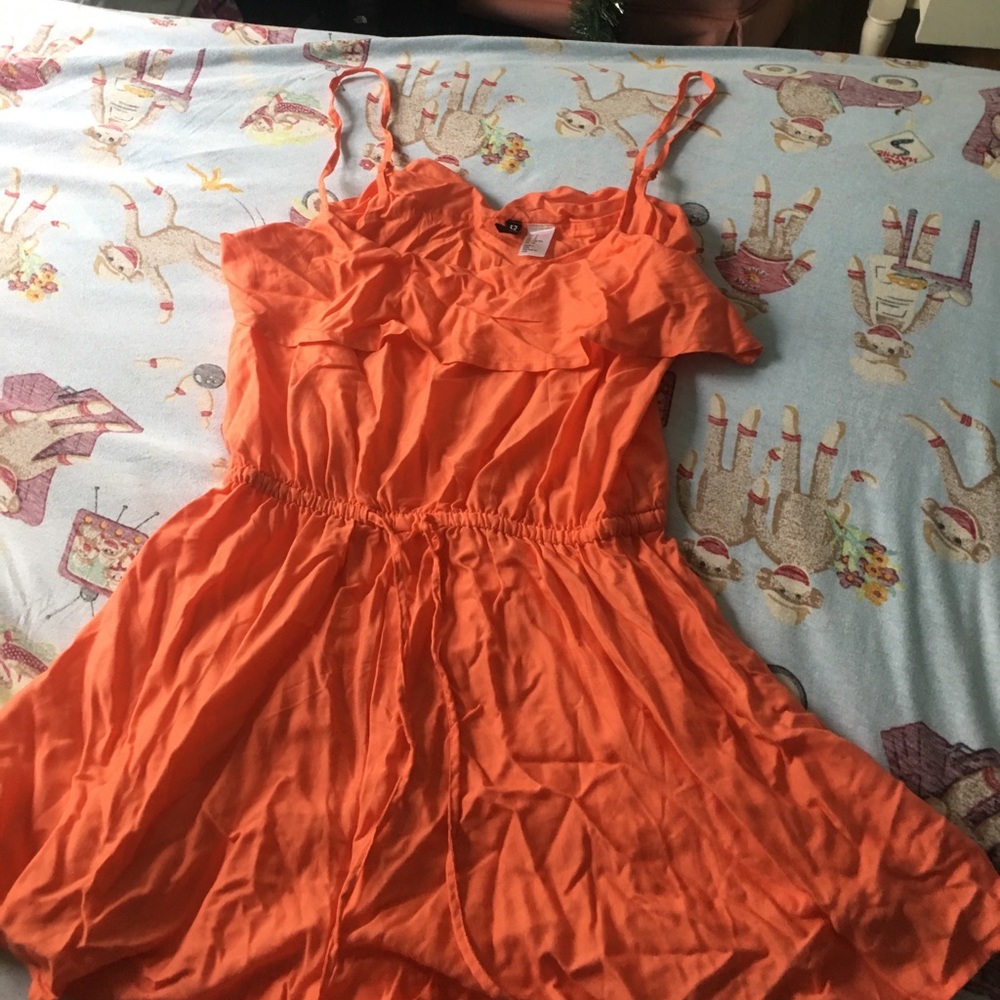 NWOT H&M coral romper