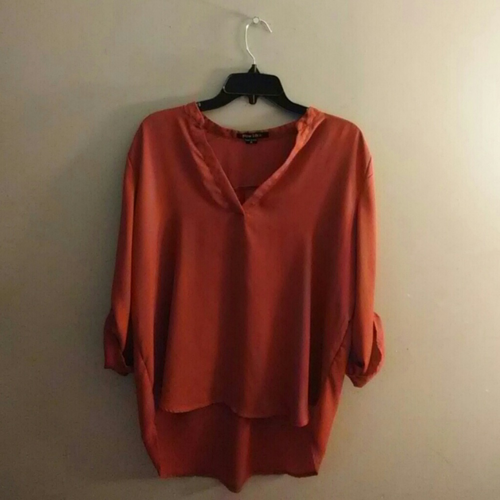 Orange blouse