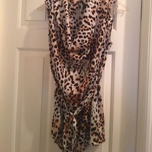 Cheetah Print Blouse