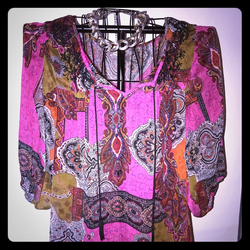 Sheer blouse
