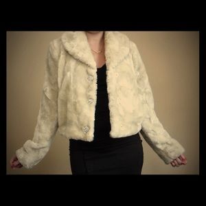 Faux fur jacket