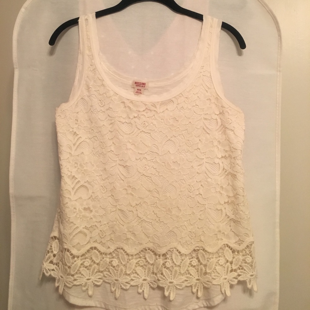 Lace tank top