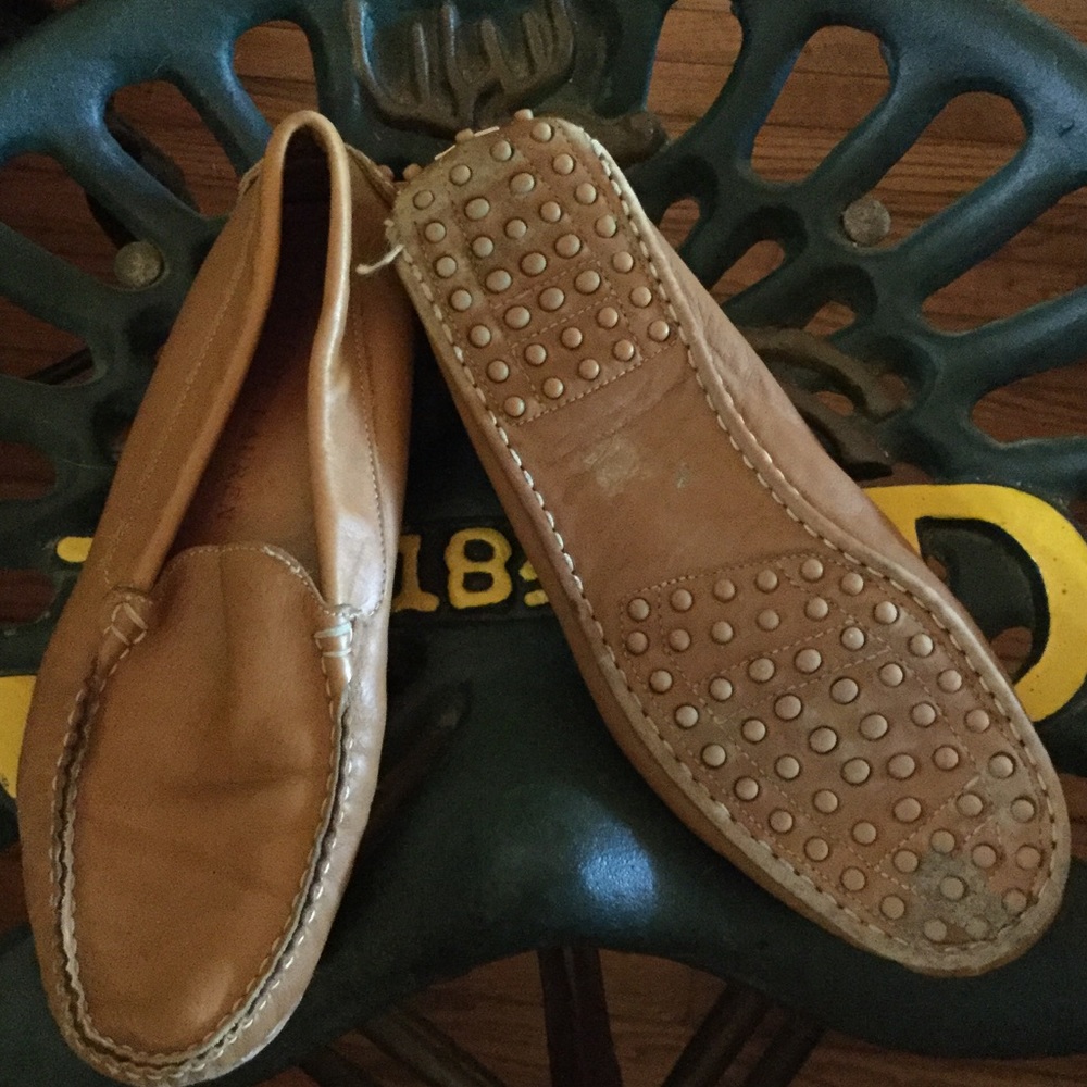 Ralph Lauren driving mocs