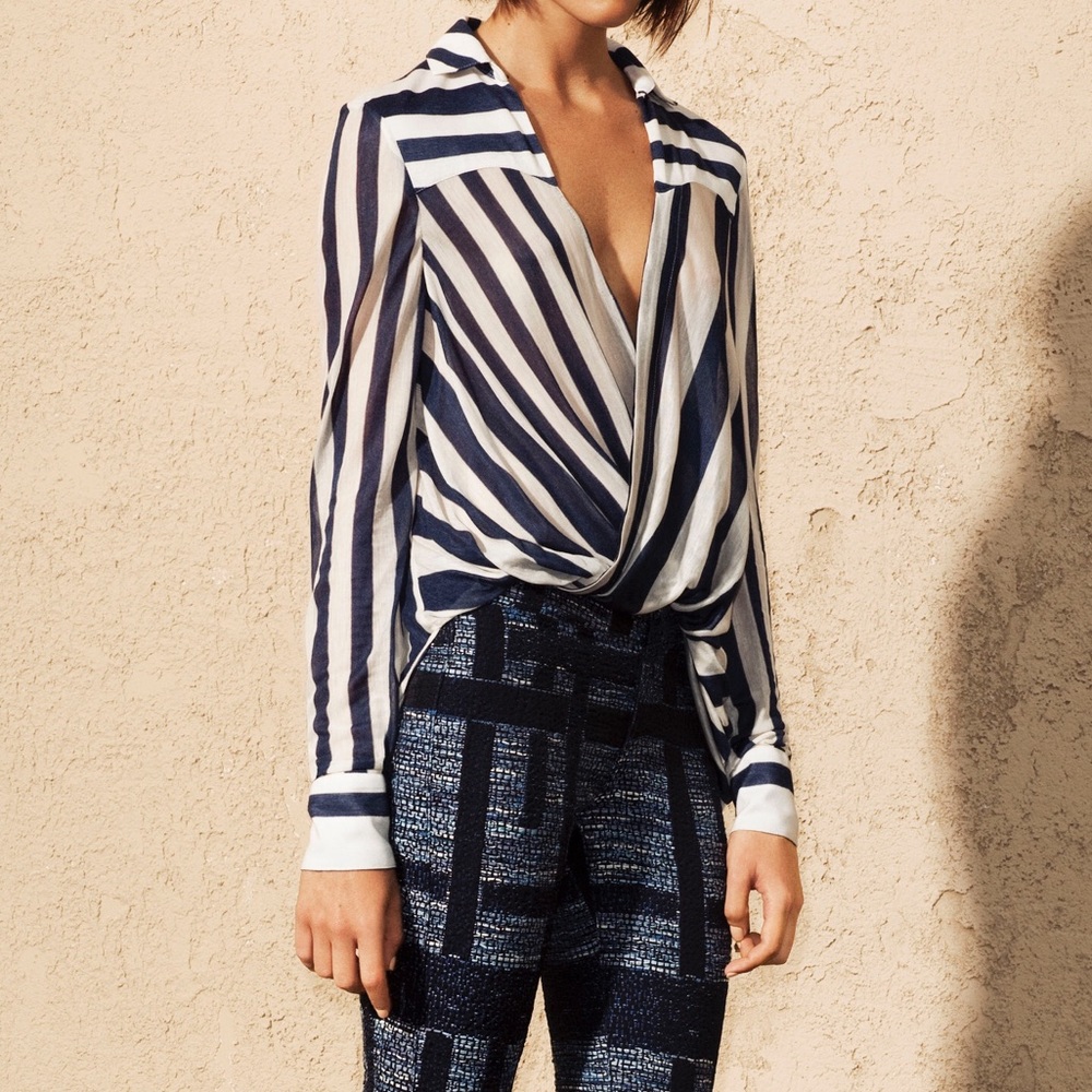 PRICE REDUCED: 10 Crosby Derek Lam draped blouse