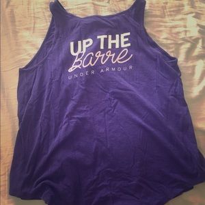 Under armour "up the barre" workout tank