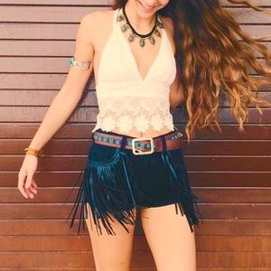FLASH SALE - Carmar Fringe Shorts - Size 25