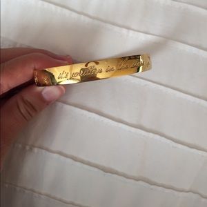 Kate Spade gold bracelet