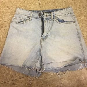 High waisted shorts