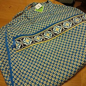Vera Bradley Garment Bag Rivera Blue