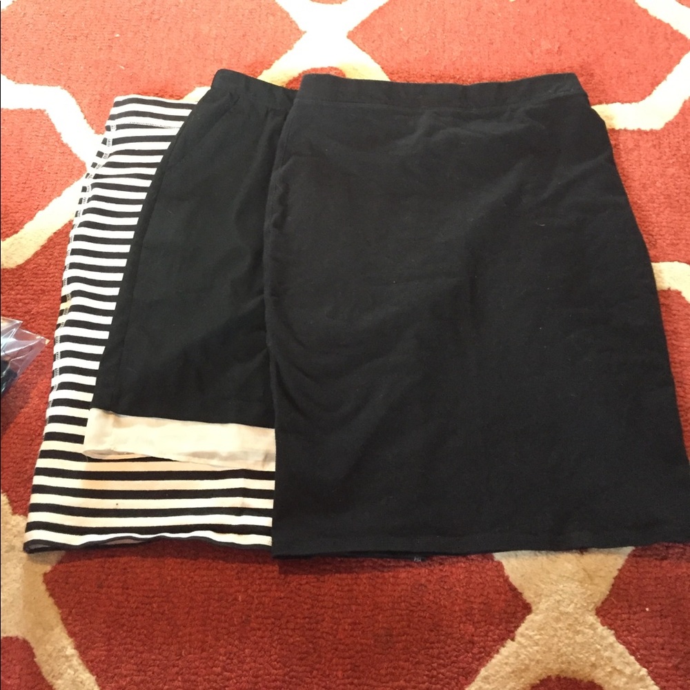 Lot of 3 skirts.  All size small