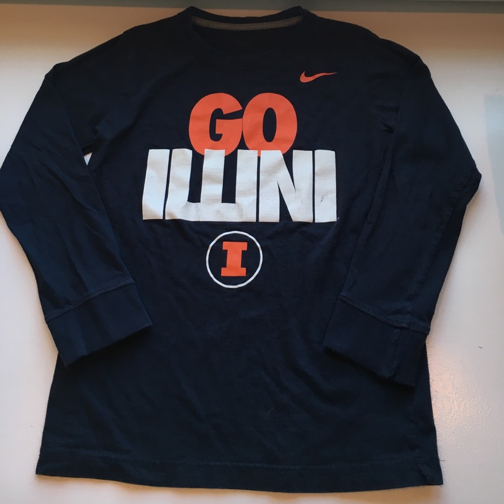 Long sleeve ILLINI t shirt