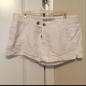 Old navy white linen shorts