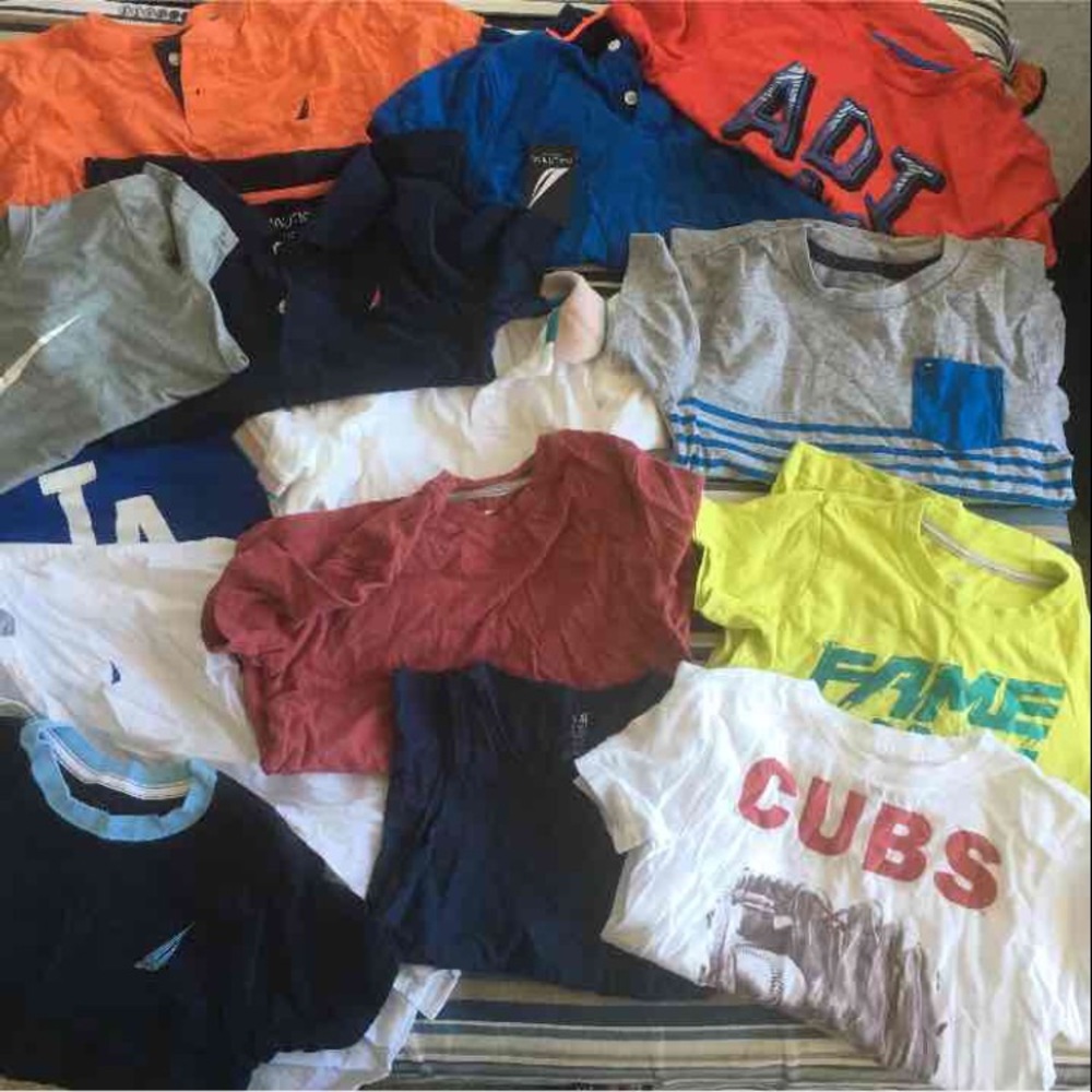 17 Boy Shirts sz 7/8