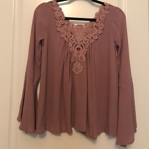 Mauve colored long sleeve