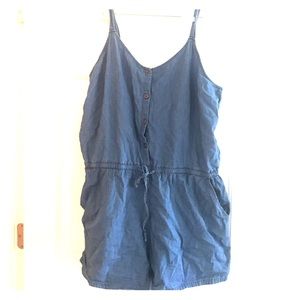 Denim Romper