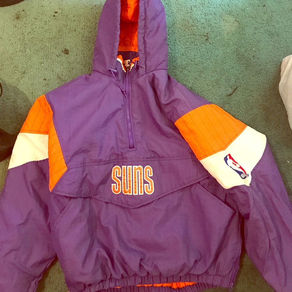 Vintage Phoenix suns windbreaker starter jacket