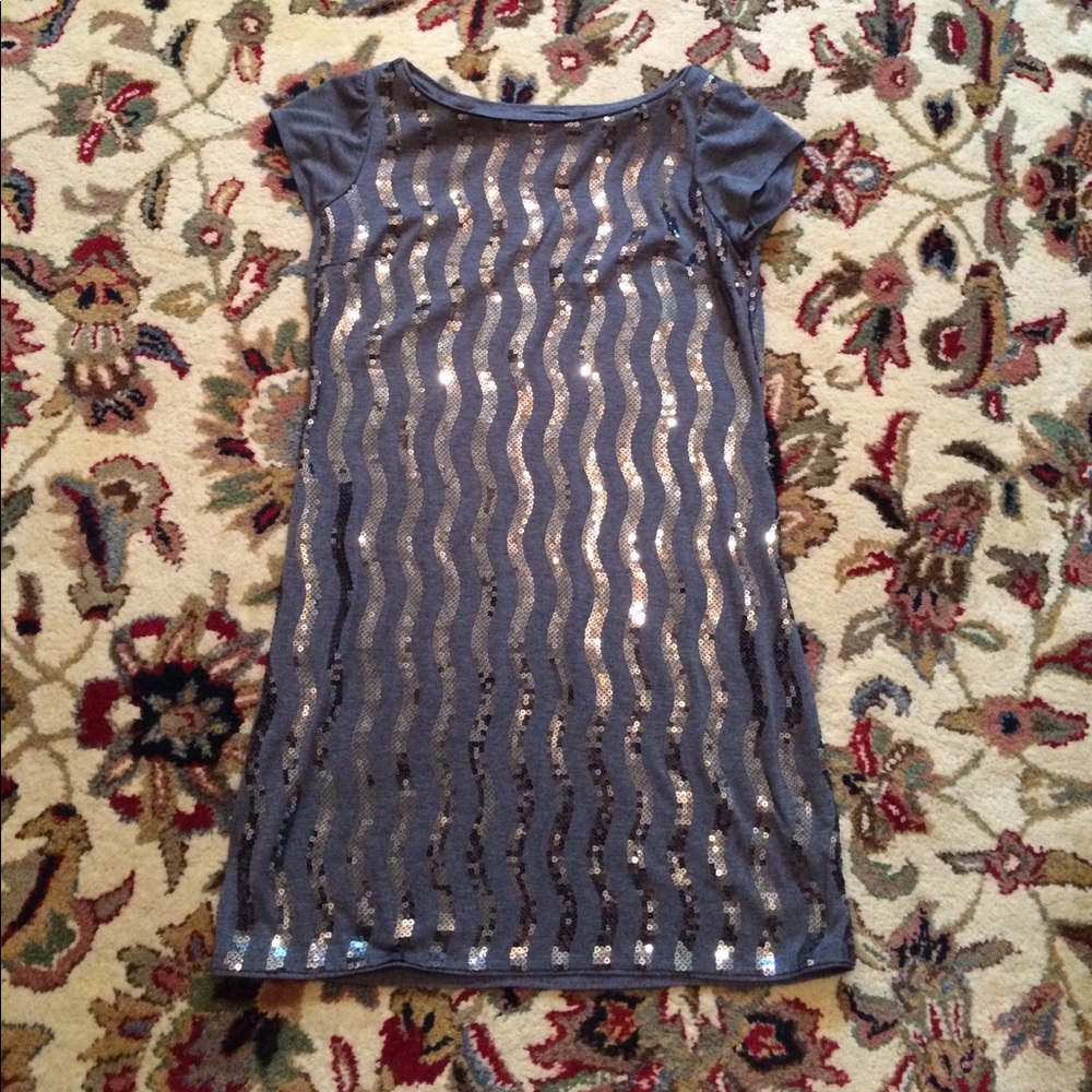 Sparkle Gray Dress L