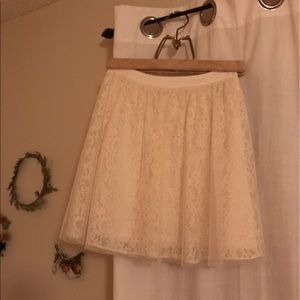Express lace skirt