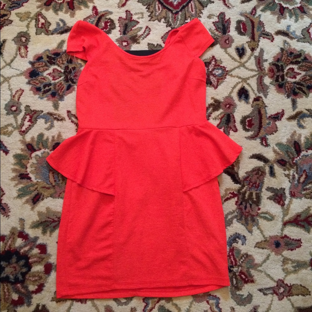 Orange dress XL