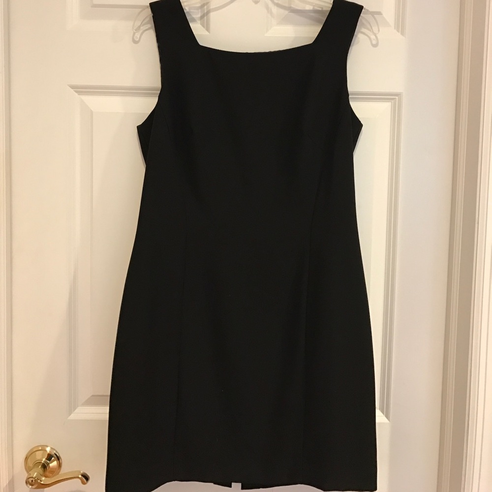 Black sheath cocktail dress