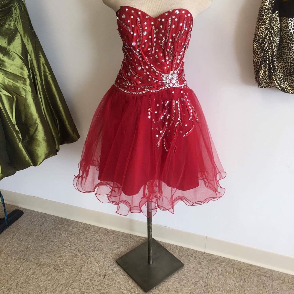 Red dress