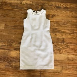 White Textured Dress