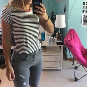 striped tee