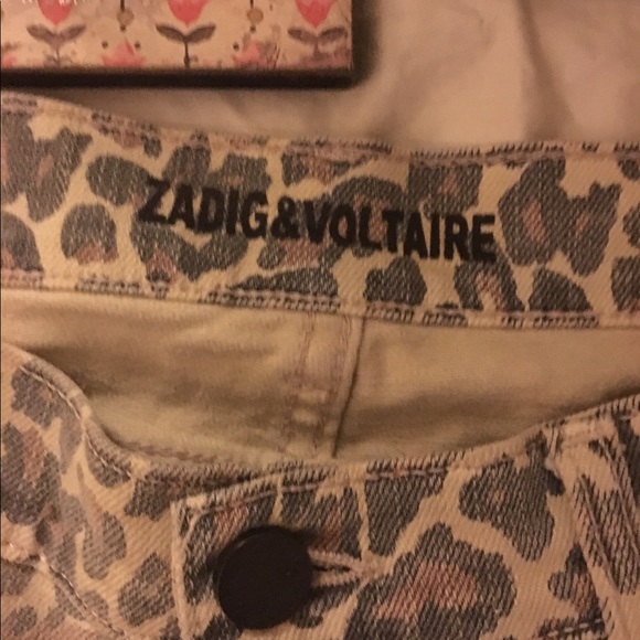 Eva leopard print Zadig & Voltaire jeans SOLD OUT! - Picture 3 of 4