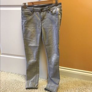 Gray white wash jeans from Francesca's