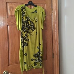 Olive green New York and Company dress
